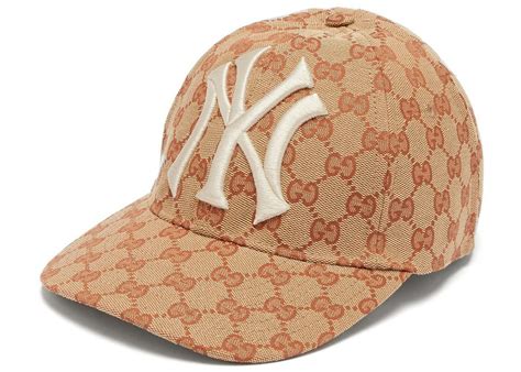 gucci yankees hat fake|Gucci Yankees gg cap.